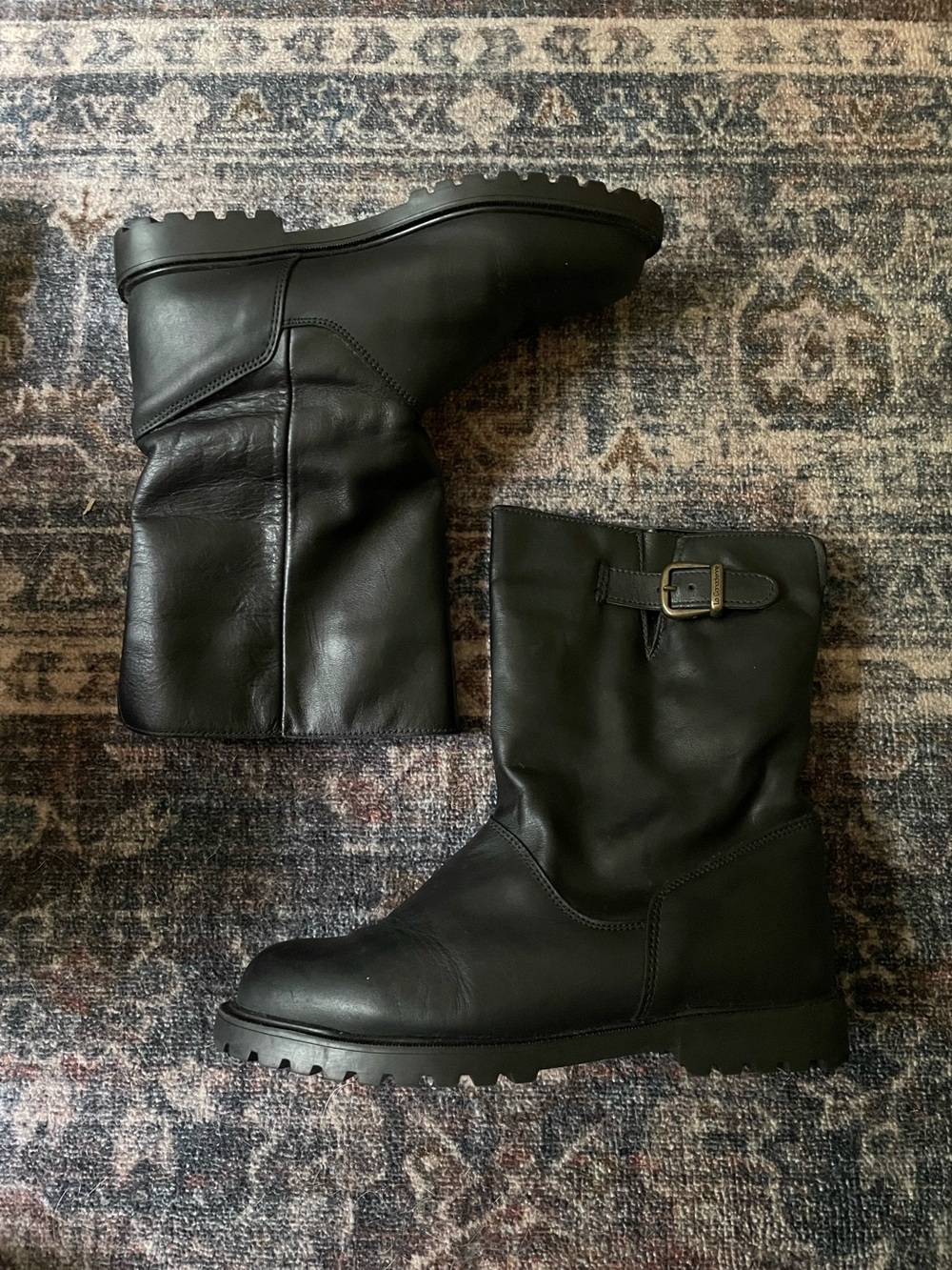 La Canadienne engineer boots in city dry